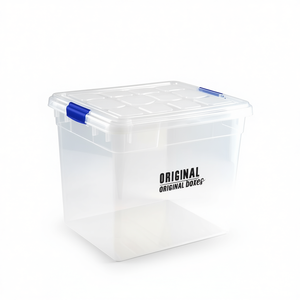 กล่องเก็บของพลาสติกแบบมีฝาปิด ขนาด 35 ลิตร สำหรับจัดระเบียบบ้าน - Product Image 2