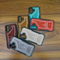 Nouvelle Collection 2025 – Étui de Téléphone de Luxe en Cuir Véritable Imperméable Style Botte Cousue, Personnalisable avec Logo, pour Femme