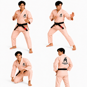 Uniforme de Jiu Jitsu Brasileño de Hermosa Confección, Tejido Blanco Perla, 450 Gsm, 100% Algodón, Transpirable, Absorbente de Humedad, Unisex para Adultos - Product Image 2