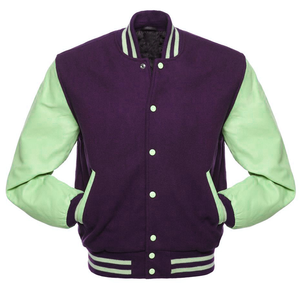 High Quality University Varsity Jacket Wool Body And leather Arm Custom Brand And Baseball jacket for <b>men</b> - Product Image 4