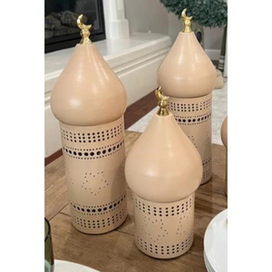 Magnifique ensemble d'encensoirs en forme de dôme de mosquée avec bases dorées perforées et couvercles argentés, idéal pour la décoration aromatique et les cadeaux festifs - Product Image 3