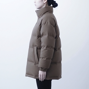 Veste longue matelassée pour femme, à capuche, chaude, d'hiver, en duvet, vêtement d'extérieur décontracté - Product Image 4