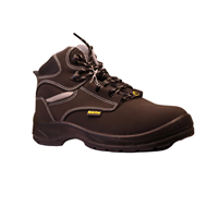 Bottes de travail pour hommes ACE en cuir nubuck avec embout en acier, anti-écrasement, antidérapantes, anti-perforation, isolation électrique, confortables et souples
