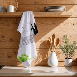 Gamme exclusive de torchons de cuisine en coton de qualité supérieure, design moderne imprimé, très demandés, provenant d'un fabricant indien. - Product Image 1