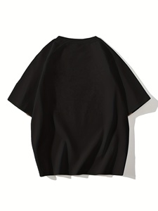 เสื้อยืดกราฟิกลายพิมพ์วินเทจทรงโอเวอร์ไซส์ผ้าฝ้ายสไตล์สตรีทแวร์ลำลองใส่สบายสำหรับผู้ชาย - Product Image 2