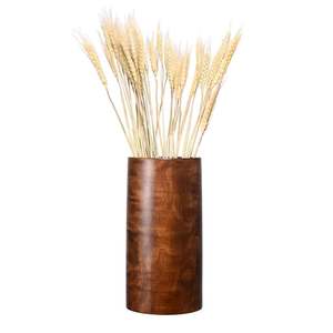 Vase en bois de manguier artisanal - Courbes élégantes, vente en gros personnalisée - Product Image 4