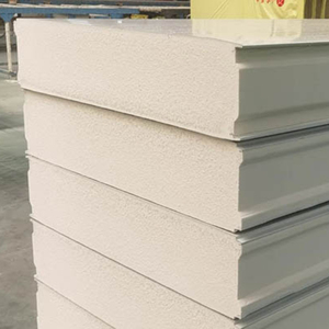 แผ่นผนังสำเร็จรูปโพลียูรีเทนแบบแซนวิชที่ได้รับการรับรองมาตรฐาน ISO สำหรับห้องปฏิบัติการ ห้องผ่าตัด และห้องเย็น - Product Image 1