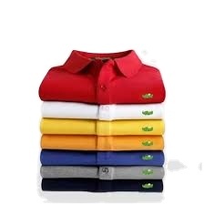 เสื้อโปโลผู้ชายจากผ้าฝ้าย100% อินเดียผ้าคอตตอนคลาสสิกผ้ายืดแบบพรีเมี่ยม - Product Image 2