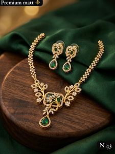 Fancy Collection High Quality <b>Gold</b> Plated Geometric Kundan Imitation Pearl Necklace Earring <b>Set</b> Women's Wedding Jewelry Latest - Product Image 1