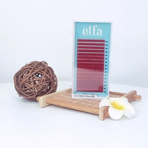 ขนตาปลอมสีน้ำตาลเข้มแบบเส้นต่อเส้น ขนาด 7-15 มม. ความยาวผสม ขนมิ้งค์สีน้ำตาลเข้ม อุปกรณ์ต่อขนตา ผลิตภัณฑ์ต่อขนตาใหม่ - Product Image 5