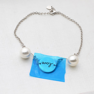 Pendentif en argent S925 style LOVE, chaîne fantaisie, bijoux en perles DIY pour femmes, accessoires en perles à 370 trous, pendentifs vides, breloques tendance - Product Image 4