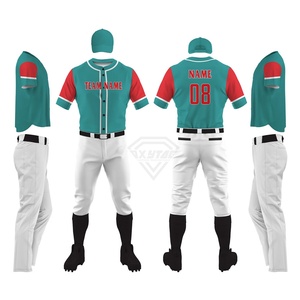 Uniforme de Béisbol Sublimado Personalizado, Conjunto de Pantalones y Gorra con Botones, Fabricante OEM, Ropa Deportiva para Equipos al por Mayor - Product Image 6