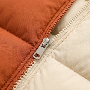 Men's Reversible Puffer Jacket Winter <b>Coat</b> <b>Stand</b> Collar Zip Up Outdoor Streetwear Custom Private Label OEM ODM - Product Image 6