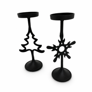 Modern <b>Gold</b> Metal <b>Christmas</b> <b>Tree</b> Candle Holder Geometric Wire Tealight Stand With Wooden Base For Table Centerpiece Home Decor - Product Image 5