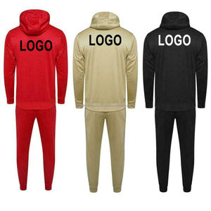 Ensemble d'entraînement deux pièces personnalisé pour hommes pull-over de sport d'été respirant pantalon vente en gros de survêtements imprimés lavés pour le fitness - Product Image 2