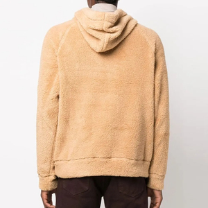 Sweat à capuche zippé vintage en coton mélangé uni pour homme, produit d'hiver, sur mesure - Product Image 6