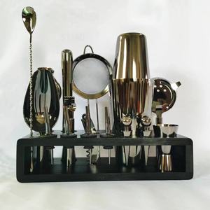 Vente en gros best-seller Mixologie Unique en acier inoxydable kit de cocktail avec support - Product Image 6