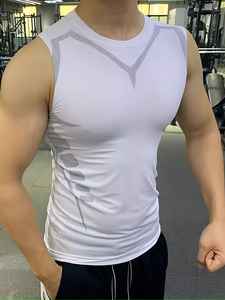 Débardeur homme en coton imprimé de haute qualité, respirant, décontracté, sans manches, indispensable pour l'été, vêtements de sport, logo personnalisé - Product Image 5