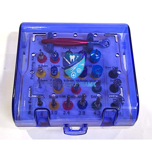 Kit d'expansion osseuse pour implants dentaires, ensemble d'instruments chirurgicaux en acier inoxydable, système de clé à cliquet manuelle avec embout, poignée ergonomique - Product Image 2