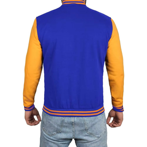 Unisex All Wool Winter Lettermen Varsity Jacket Wholesale Custom Plain Chenille Embroidery Jacket For <b>Man</b> - Product Image 5