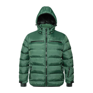Veste d'extérieur décontractée pour homme, coupe-vent, respirante, anti-plis, en nylon écologique, 100 % duvet, avec capuche, OEM ODM - Product Image 1