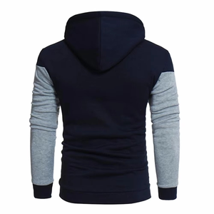 Custom Embroidered Logo Raglan <b>Hoodie</b> 100% Cotton Heavyweight Pullover Two Tone Fleece Hooded Sweatshirt Unisex Gym Wear - Product Image 3