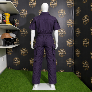 Overol de Trabajo Personalizado de Algodón de Manga Corta, Traje de Trabajo para Hombre, Reflectante, Resistente a la Abrasión, Antimanchas, Equipo de Seguridad Industrial - Product Image 5