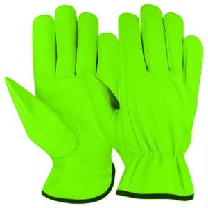 High Performance Goat Grain Leather Driving Work <b>Gloves</b> Heavy Duty Industrial Safety Hand protection Gardening Cheap Price <b>Glove</b> - Product Image 4