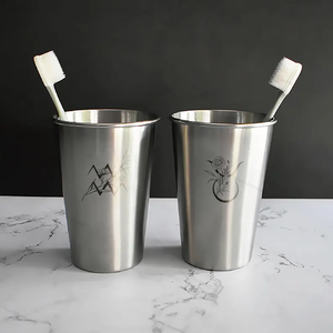 Vasos de Agua Personalizados, Recuerdos, Regalos para Fiestas, Vasos de Agua de Acero Inoxidable, Vasos Metálicos, Regalos de Boda, Vasos para Fiestas - Product Image 4