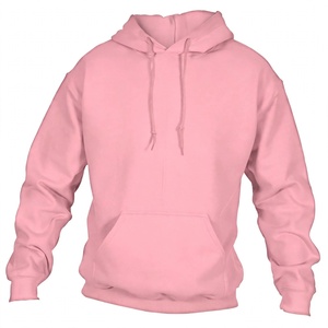 Heavyweight <b>Pink</b> Hoodie Custom Streetwear Pullover Fleece <b>Sweatshirt</b> Oversized Drop Shoulder Blank Cotton Apparel Manufacturer - Product Image 1