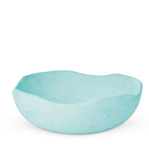 Bol à salade en résine polie, couleur vive, décoration de fête et de maison, léger, pièce de vaisselle moderne - Product Image 1