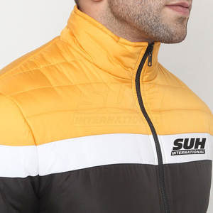 Chaqueta de Invierno Casual para Hombre, Ecológica, Transpirable, con Capucha, Cuello Alto y Logotipo Frontal - Product Image 4