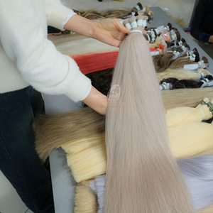 Haute qualité 100% cheveux vietnamiens crus vague naturelle extensions de cheveux en vrac faisceaux du Vietnam cuticule intacte-direct du fournisseur - Product Image 2