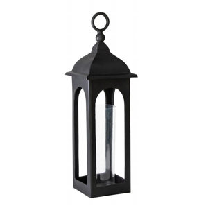 Classic Vintage Design Selling Black Color Metal & Glass <b>Lantern</b> Portable Metal <b>Candle</b> <b>Lantern</b> in Matt Black Finish for Home - Product Image 1