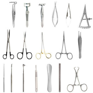 Juego de 18 instrumentos de blefaroplastia para cirugía oftálmica, de acero inoxidable, herramientas manuales para cirugía ocular, kit quirúrgico reutilizable de DMD - Product Image 6