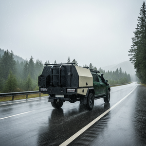 Auvent et plateau en alliage plat d'aluminium étanche personnalisé avec échelle et support de pneu - Product Image 6