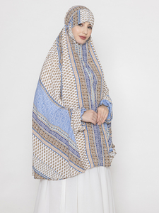 Boho Stripe and Floral Print Viscose Rayon <b>Scarf</b> Lightweight Breathable Women Head <b>Wrap</b> Traditional Muslim Fashion Piece And Wea - Product Image 2