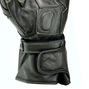 Guantes de Motociclismo de Cuero con Protección de Fibra de Carbono, Pantalla Táctil Impermeable, Unisex, para Exteriores, de Alta Calidad - Product Image 6