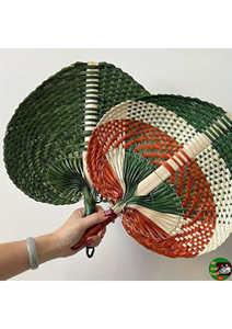 Handmade Vietnam Bamboo Fan Natural Palm Leaf Decorative Accessory for Home Decoration and Cooling - Product Image 6