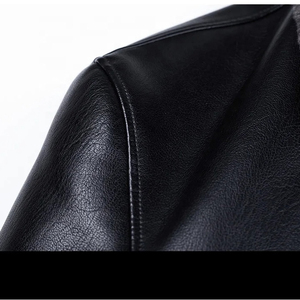 wholesale Price Natural <b>Sheepskin</b> Leather <b>Jacket</b> for Autumn and Winter Men Collar and Fluffy Inner Thick Middle Young Man - Product Image 6