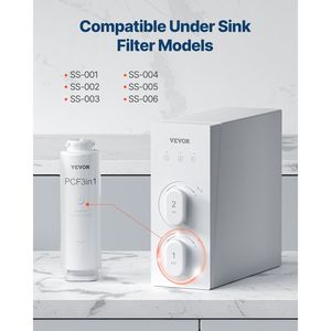 Filtro Acqua Composito PCF a 6 Strati, Riduce l'Odore di Cloro, Compatibile con Sistemi di Filtrazione ad Osmosi Inversa - Product Image 6