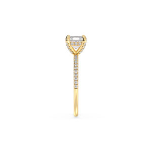 Bague de fiançailles et de promesse REYES, bijoux de luxe haut de gamme, or massif 14 carats, diamant de laboratoire HPHT CVD, pour femme, cadeau d'anniversaire - Product Image 4