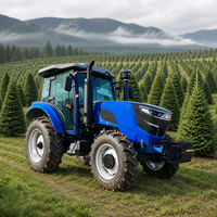 Tracteur agricole Excellence 100HP 4x4 avec cabine climatisée, système hydraulique robuste, capacité de levage élevée et support pour l'agriculture moderne