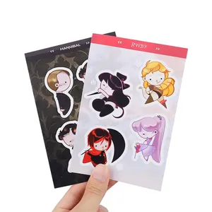 สติกเกอร์คิสคัทแบบแผ่น กันน้ำ เคลือบเงา ลายการ์ตูน พิมพ์ตามสั่ง สำหรับใช้งานในอุตสาหกรรม - Product Image 5