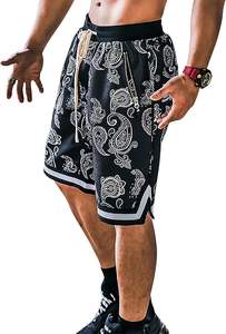 Shorts de sport pour hommes, shorts de basket-ball, shorts décontractés imprimés, shorts de course - Product Image 2