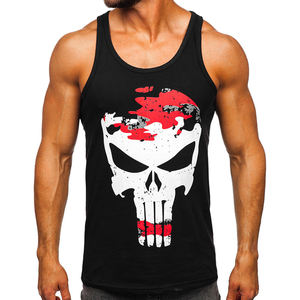 Good Quality Men Workout Gym Bodybuilding Tank Top Men Fitness Vest Muscle Sleeveless Tank Top - Product Image 3