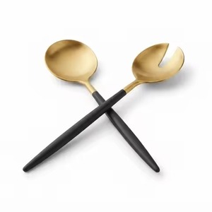 Juego de Cubiertos Modernos de Acero Inoxidable para Servir Ensaladas, Acabado Espejo, Resistentes al Óxido, para Bodas y Fiestas - Product Image 3