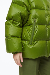 Wholesale High Quality <b>Cheap</b> Women's Hooded Shearling Knitted Thin <b>Puffer</b> <b>Jacket</b> Waterproof Windproof Reversible Breathable Logo - Product Image 1