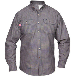 Custom Logo 7oz Soft <b>Flame</b> Resistant Work <b>Shirts</b> Long Sleeve Industrial Work Uniform for Protection Customizable Logo - Product Image 2