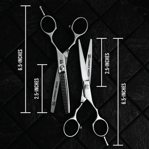 NYBL-55 5.5inch Straight <b>Left</b>-<b>handed</b> <b>Scissors</b> JAPAN 440C Sharp 58-59HRC Hardness Stainless Steel Handle Barber Shears Hair 28 - Product Image 4
